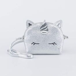 02802211-10 Cумка детская Серебристая для девочки серебрист.