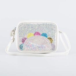 02802221-40 Cумка для девочки Радуга для девочки белый