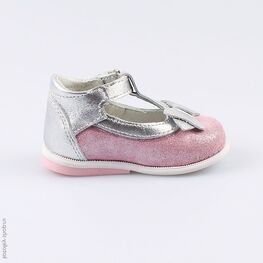 032060-22 Туфли для девочки роз-срб фото №2