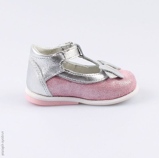 032060-22 Туфли для девочки роз-срб фото №2