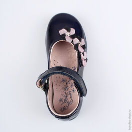 332081-22 Туфли для девочки светло-синий фото №4