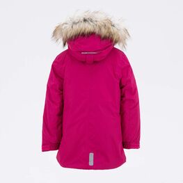 07857014-42 Зимняя куртка-парка фуксия для девочки фуксия фото №3