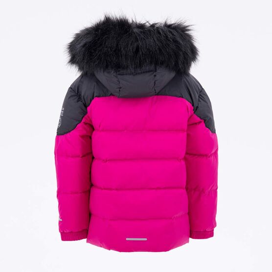 Зимняя куртка-пуховик фуксия для девочки цвет фуксия купить за 12990 винтернет-магазине Котофей с доставкой: цена, фото,отзывы