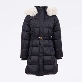 07858056-40 Зимнее пальто для девочки черный для девочки черный