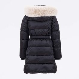 07858056-40 Зимнее пальто для девочки черный для девочки черный фото №3