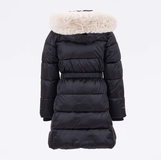 07858056-40 Зимнее пальто для девочки черный для девочки черный фото №3