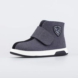 957027-04 Короткие мужские валенки Гран-при темно-серый для мальчики темно-серый