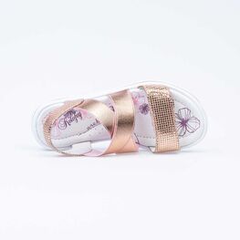 524057-22 Босоножки летние для девочки розовый фото №4