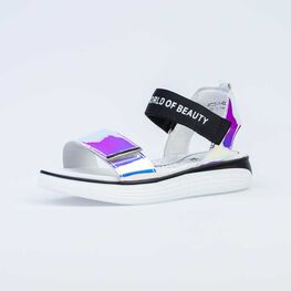 624020-21 Босоножки для девочки разноцветный