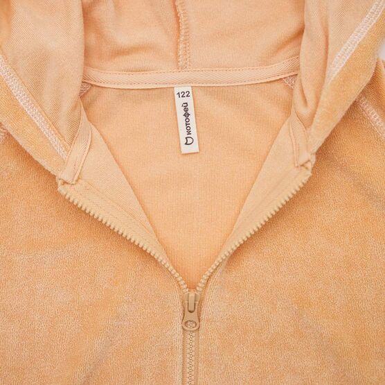 07708006-40 Олимпийка махровая для девочки Неженка персиковый для девочки коралл фото №3