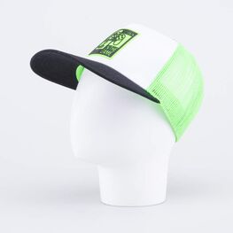 07709017-40 Кепка-бейсболка с сеткой для мальчика салатовый-белый для мальчики салатовый + белый
