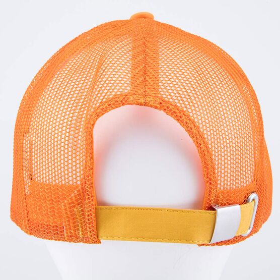 07709027-40 Кепка-бейсболка с сеткой для мальчика белый-оранжевый для мальчики белый + оранжевый фото №4
