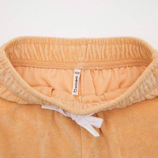 07862118-40 Шорты махровые для девочки Неженка персиковый для девочки персиковый фото №3