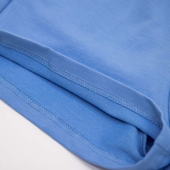 07862122-40 Укороченные шорты для девочки голубой для девочки голубой фото №4