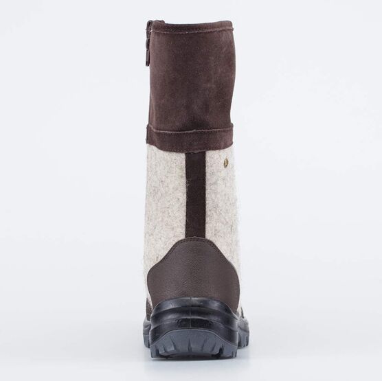 967049-44 Валенки мужские на молнии Хантер суперутепленные для мальчики бежевый + коричневый фото №5