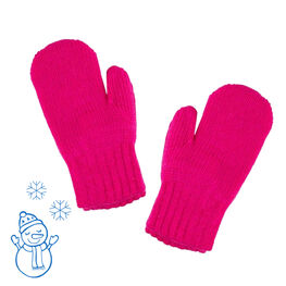 07821168-41 Теплые варежки для малышей фуксия для девочки фуксия