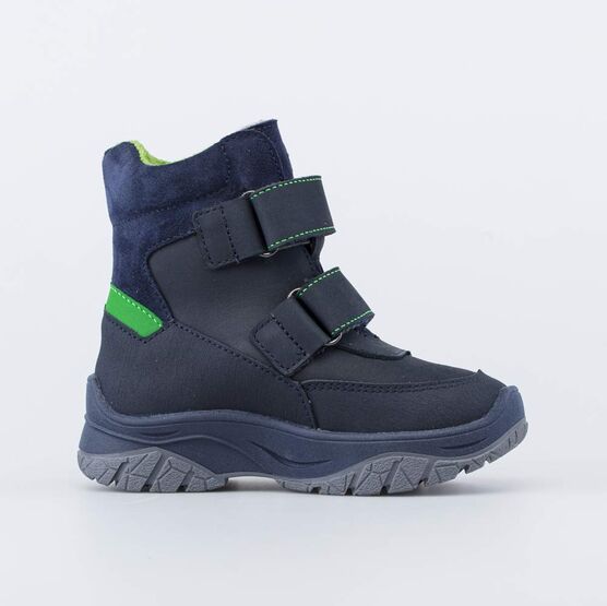 352343-41 Ботинки для мальчика на липучках для мальчики син-зел фото №2