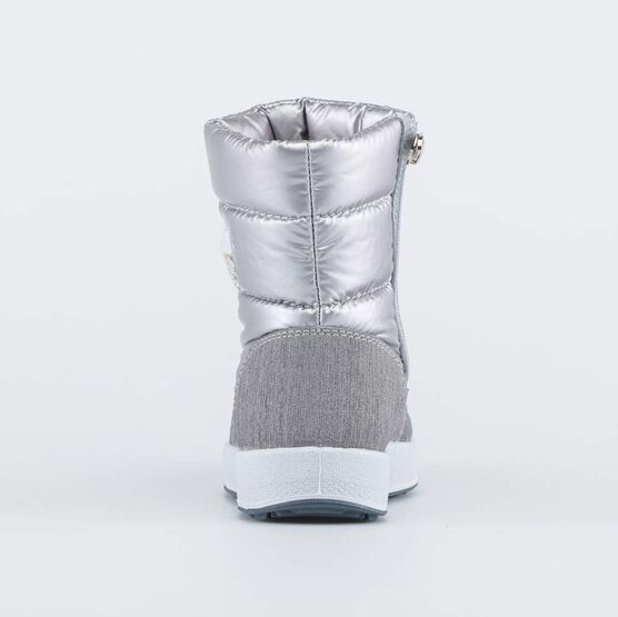 464075-41 Сапожки-дутики укороченные для девочки серебрист. фото №5