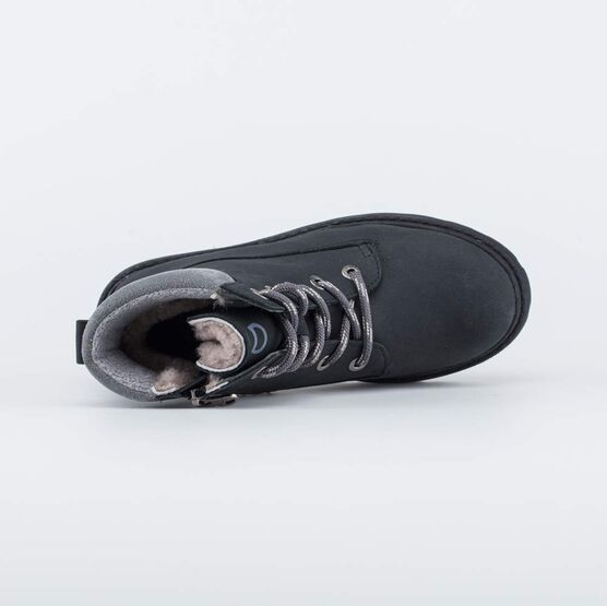 552275-54 Кожаные ботинки для мальчика для мальчики черный фото №4