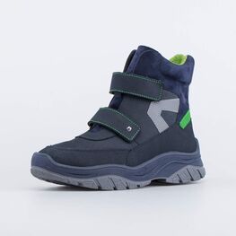 552277-41 Зимние ботинки на липучках для мальчика для мальчики синий