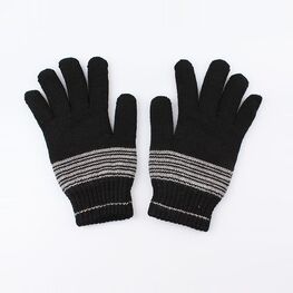 07022133-40 Перчатки детские двухслойные черные для универсальные разноцветный фото №2