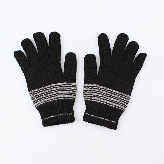 07022133-40 Перчатки детские двухслойные черные для универсальные разноцветный фото №2