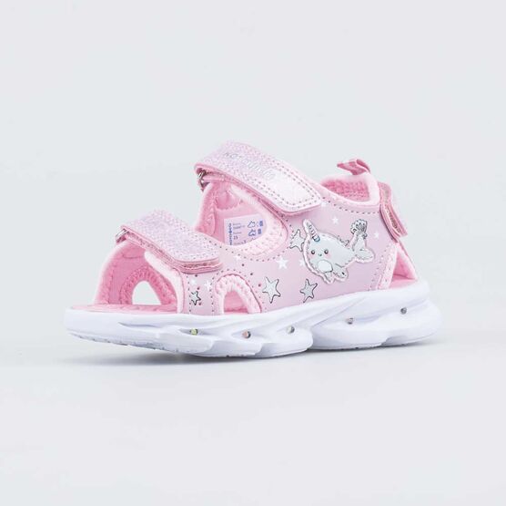 324047-11 Пляжная обувь для девочки розовый