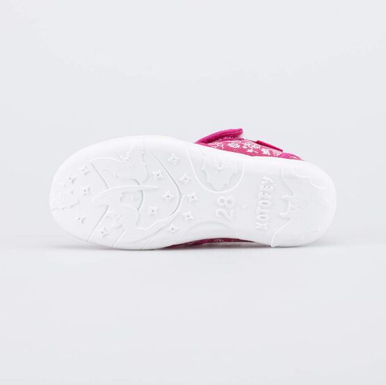 421094-12 Хлопковые сандалии Ягодки для девочки фуксия фото №3