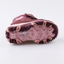 454982-41 Мембранные ботинки с LED-подсветкой для девочки бордовый фото №3