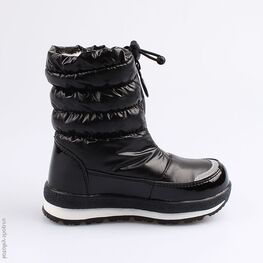 464921-41 Мембранные сапожки для девочки черный фото №2