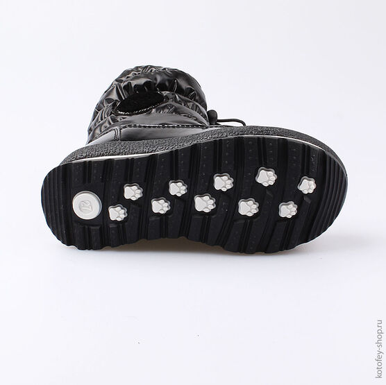 464921-41 Мембранные сапожки для девочки черный фото №3