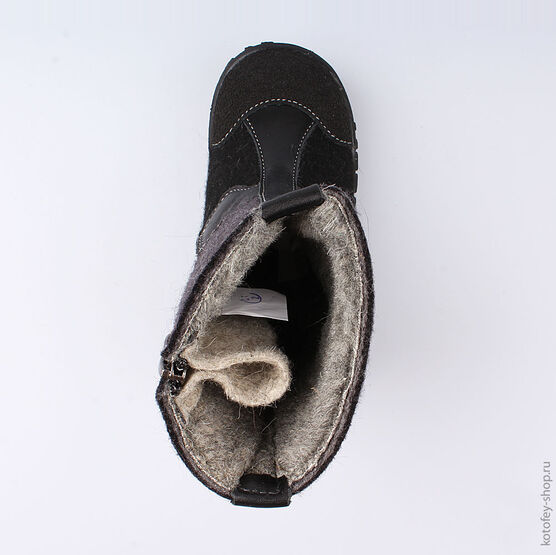 467006-49 Валенки для мальчики черный фото №4