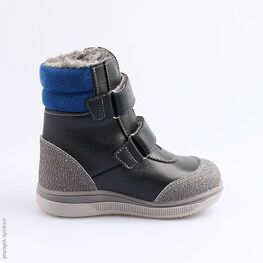 352205-41 Сапожки для мальчики серый фото №2