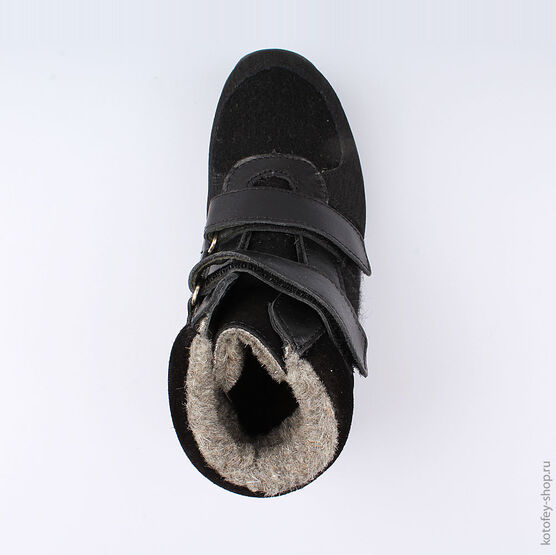 657003-41 Валенки для мальчики черный фото №4