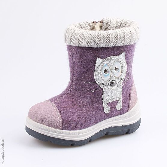 367112-42 Валенки для девочки сиреневый