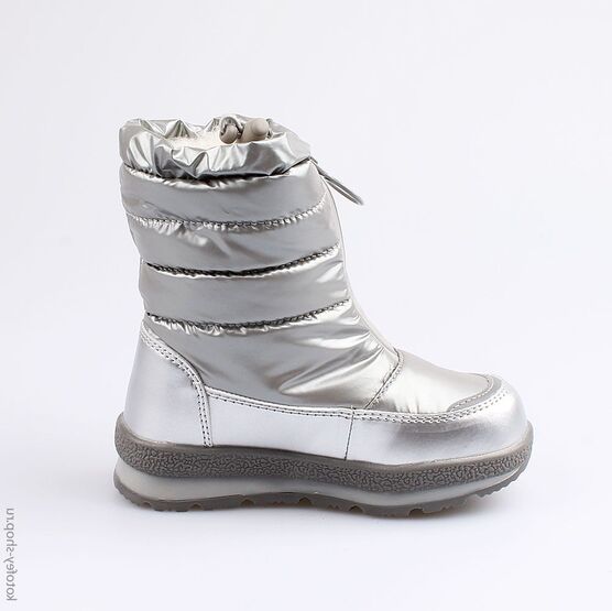 464921-42 Мембранные сапожки для девочки серебрист. фото №2
