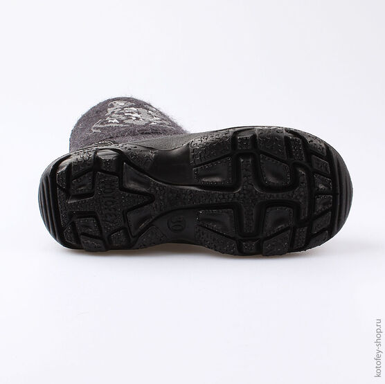 567041-42 Валенки для мальчики серый фото №3