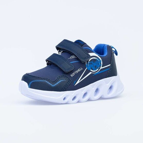 344291-71 Кроссовки с LED-подсветкой на подошве для мальчики светло-синий