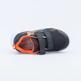 344291-72 Кроссовки с LED-подсветкой на подошве для мальчики сер-ора фото №4