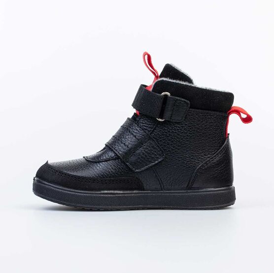 352332-32 Ботинки для мальчики черно-красный фото №2