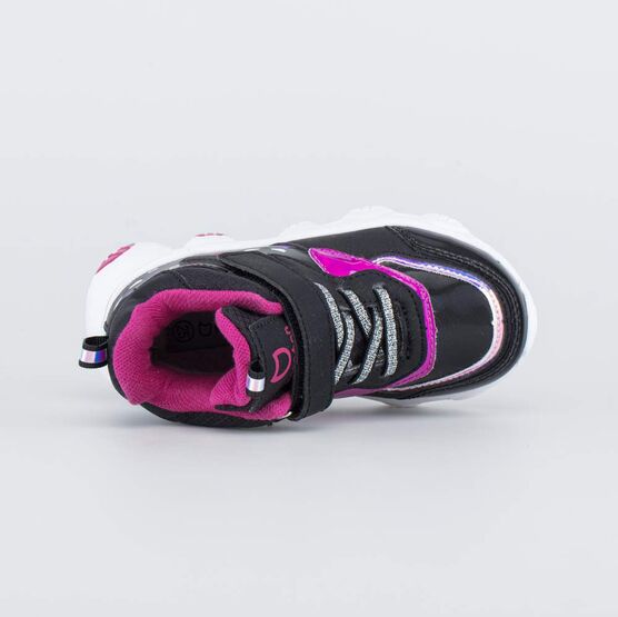 354061-32 Ботинки для девочки чер-фук фото №4