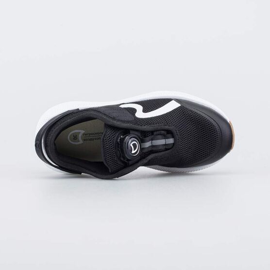 444046-14 Кроссовки с системой быстрой шнуровки для мальчики черный фото №4