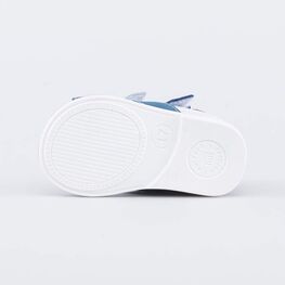 022138-23 Сандалии кожаные для мальчика для мальчики син-бел-кра фото №3