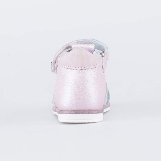 022130-23 Босоножки для девочки кожаные для девочки розовый фото №5