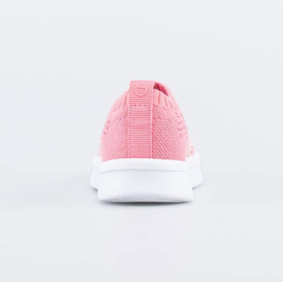 131177-11 Детские кеды из вязаного текстиля для девочки розовый фото №5