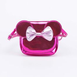 02802298-41 Сумка на плечо Мышка с бантом для девочки розовый, фуксия