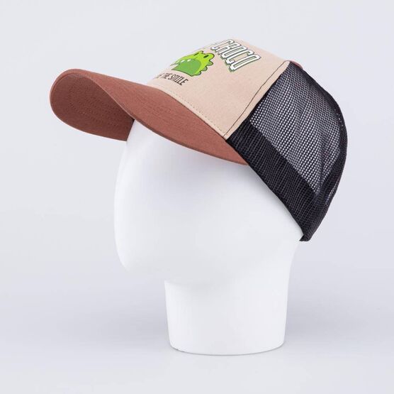 07709117-40 Кепка-бейсболка с сеточкой Крокодил для мальчики разноцветный фото №2