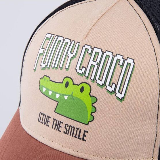 07709117-40 Кепка-бейсболка с сеточкой Крокодил для мальчики разноцветный фото №5