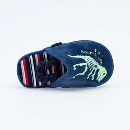 331244-12 Тапочки для мальчики синий фото №4