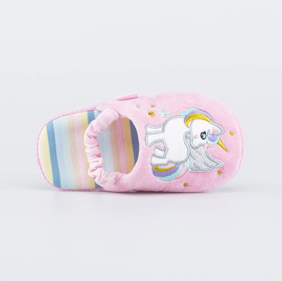 331259-12 Тапочки для девочки розовый фото №4